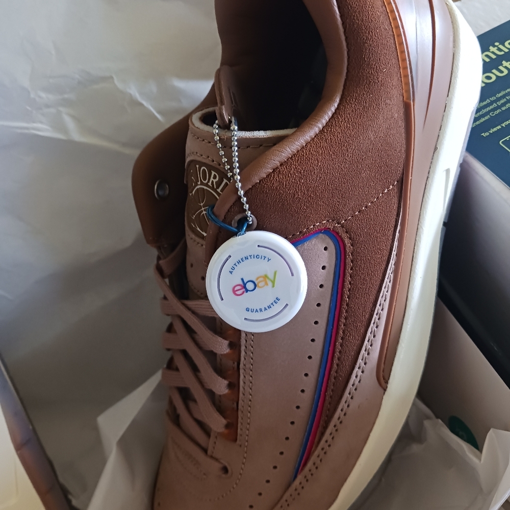 Nike Air Jordan 2 Retro Low SP TWO 18 DETROIT DV7129-222 Tan Brown Sz 10.5